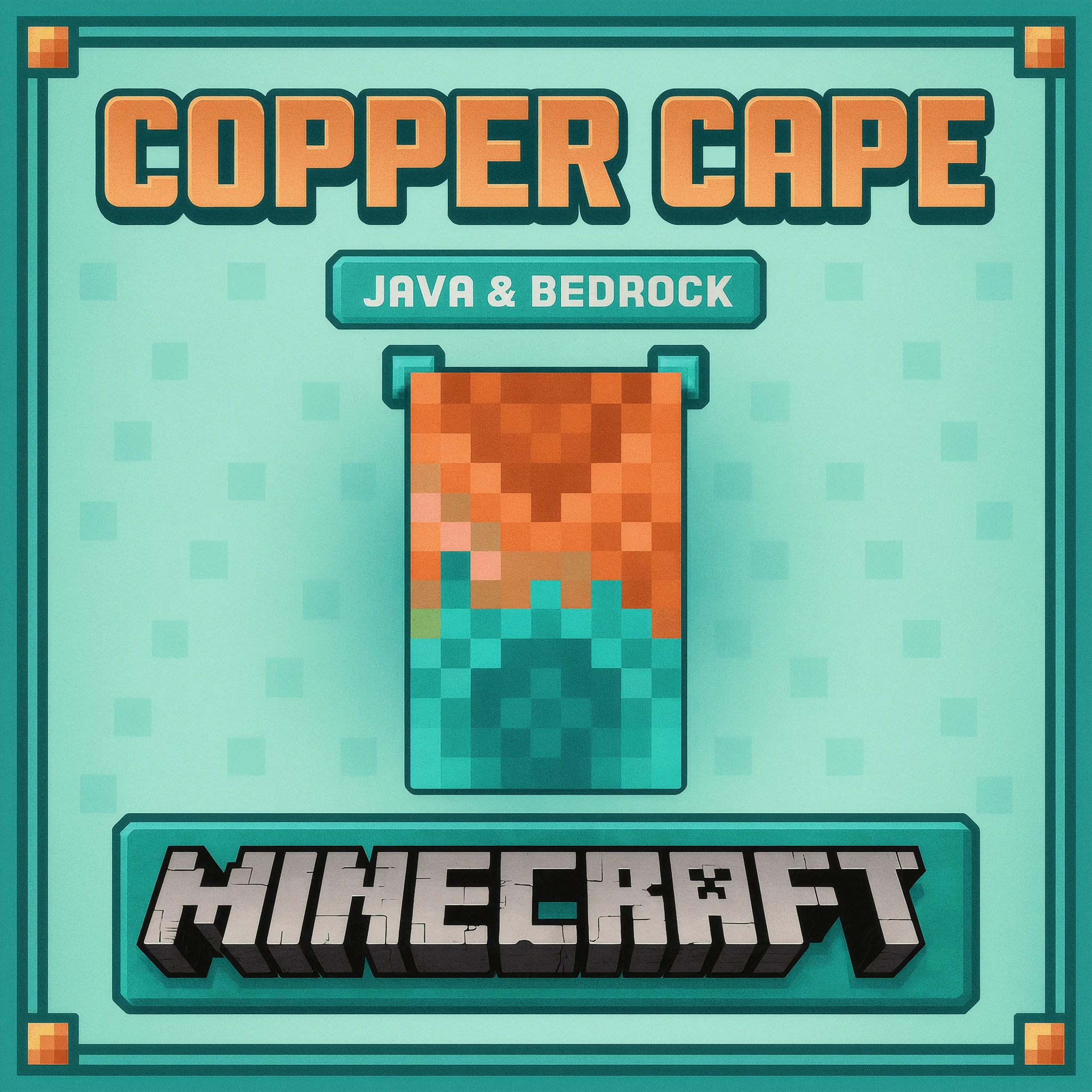 MINECRAFT | COPPER CAPE | ПЛАЩ/СКИН | JAVA & BEDROCK