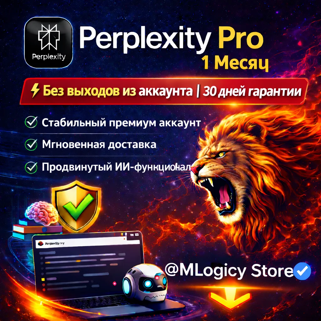 Perplexity Pro 1 Month ⚡ Стабильный Premium Аккаунт | Без случайных выходов