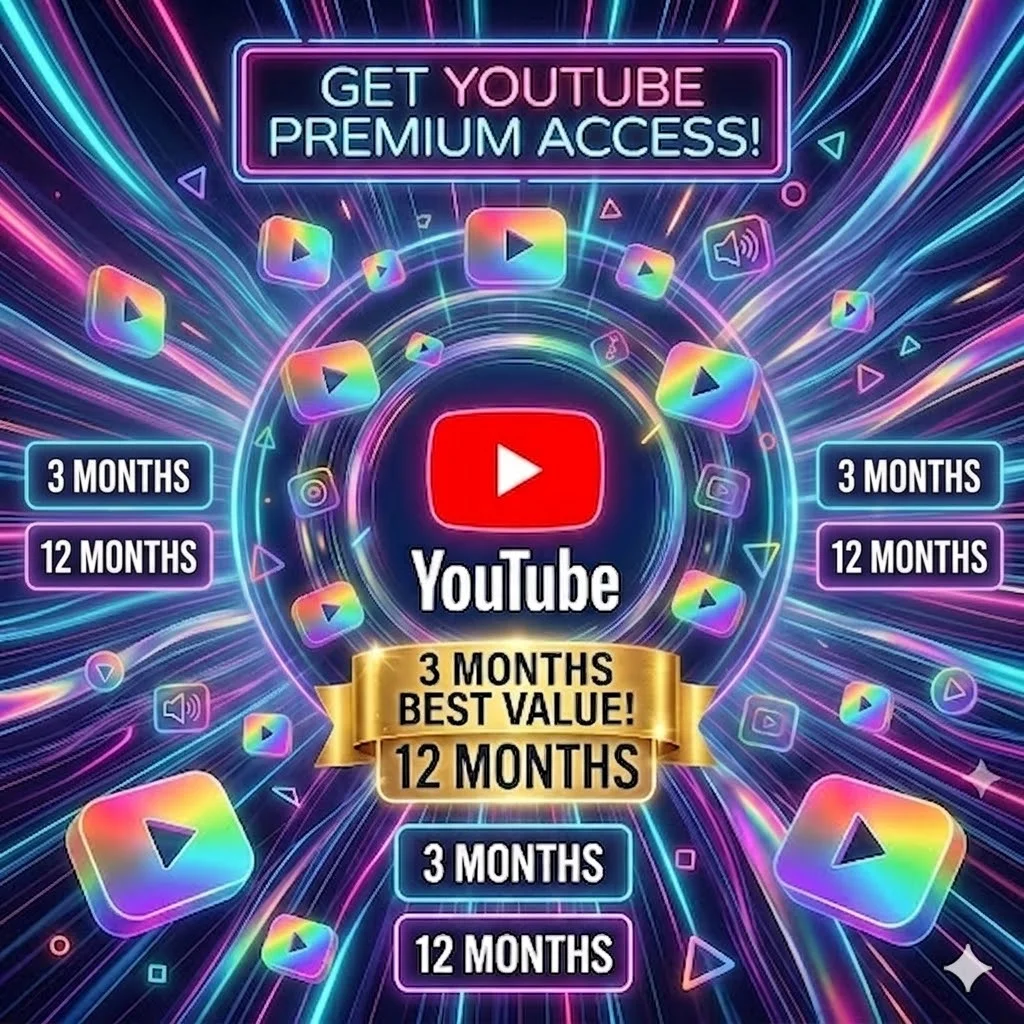 YouTube Premium 3 месяца/1 год | Индивидуальная подписка | Без пароля | Без авторизац