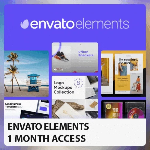✅ ENVATO ELEMENTS - 30-ДНЕВНАЯ ПАНЕЛЬ ЗАГРУЗЧИКА✨АВТО🟦