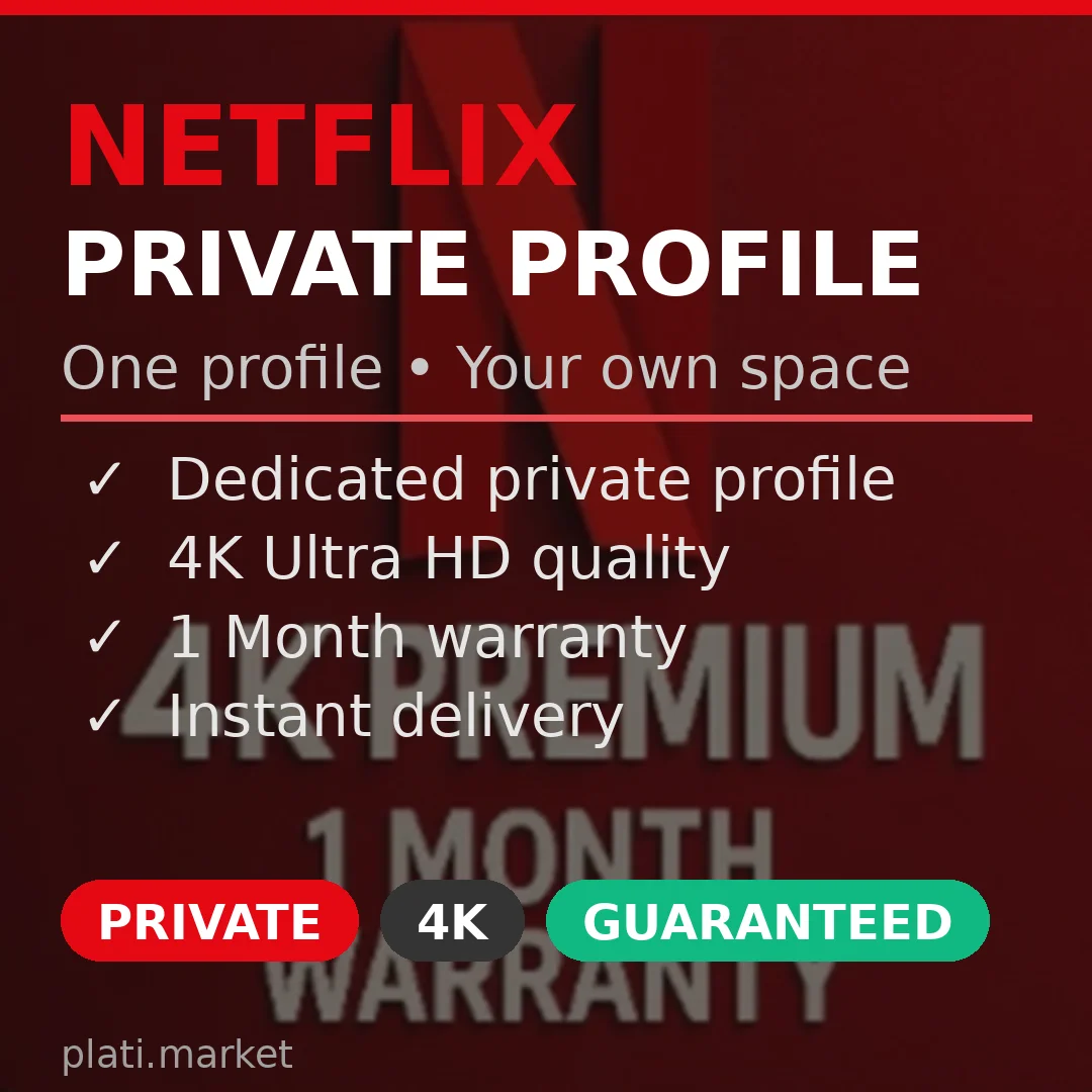 Аккаунт Netflix Premium на один месяц