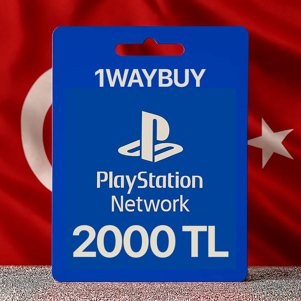 ТУРЦИЯ PlayStation Netwoк 2000 TRY Подарочная карта код